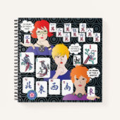 Mah Jongg Redewendungen Oh Liebes Notebook Notizblock (Vorderseite)