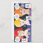 Mah Jongg Redewendungen Oh Sehr geehrte Flachkarte (Vorderseite)