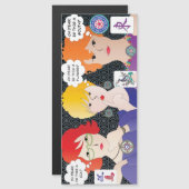 Mah Jongg Redewendungen Oh Sehr geehrter Flat Magn Magnetkarte (Vorne/Hinten)