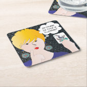 Mah Jongg Redewendungen One Bam Untersetzer (angewinkelt)