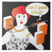 Mah Jongg Redewendungen Pass Blind Fliese (Vorderseite)