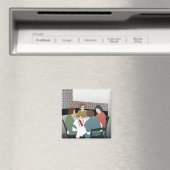 Mah Jongg Retro Magnet (In Situ (Geschirrspüler))