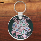 mah jongg Schlüsselkette Schlüsselanhänger (Vorderseite)