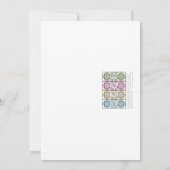 Mah Jongg Screen Birthday Card (Rückseite)