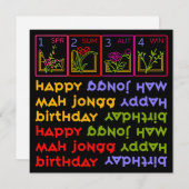 Mah Jongg Seasons Birthday (Vorne/Hinten)