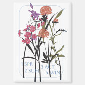 Mah Jongg Seasons Magnet (Vorderseite)