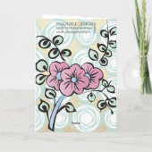 Mah Jongg Seasons Spring Card Dankeskarte (Rückseite)