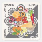 Mah Jongg Snacks Stickers (Vorderseite)