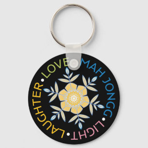 Mah Jongg Snowflakes Schlüsselanhänger