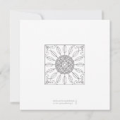 Mah Jongg Sternexplosion Dots Card zum Färben (Rückseite)