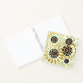 Mah Jongg Sternexplosion Dots Notebook Notizblock (Innenseite)