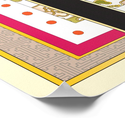 Mah Jongg Table Poster (Ecke)