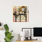 Mah Jongg Table Poster (Heimbüro)