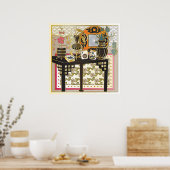 Mah Jongg Table Poster (Küche)