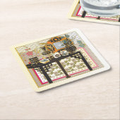 Mah Jongg Table Rechteckiger Pappuntersetzer (angewinkelt)