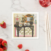 Mah Jongg Table Serviette (Beispiel)