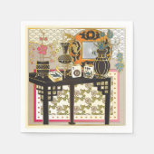 Mah Jongg Table Serviette (Vorderseite)