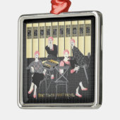 Mah Jongg The Tiles That Heal Silbernes Ornament (Links)