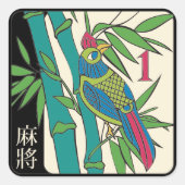 Mah Jongg Tiles Bird Stickers (Vorderseite)