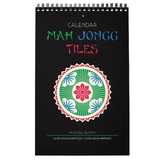 Mah Jongg Tiles Calendar Kalender (Titelbild)