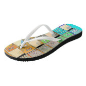Mah Jongg Tiles Flip Flops Badesandalen (Schrägansicht)