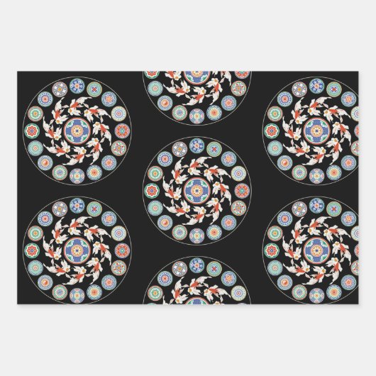 Mah Jongg Tiles Geschenkpapier Set (Vorderseite 2)