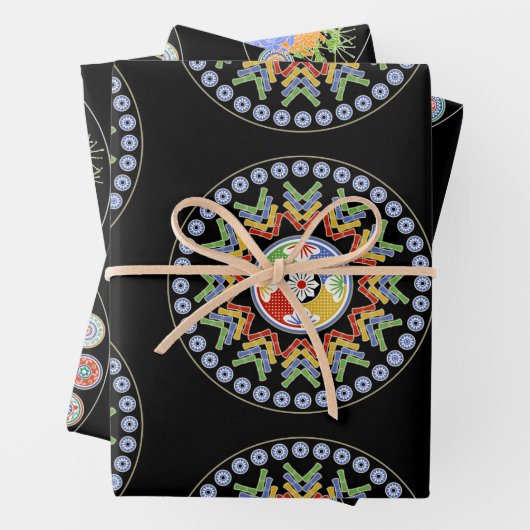 Mah Jongg Tiles Geschenkpapier Set (Beispiel)