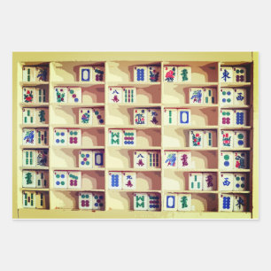 Mah Jongg Tiles Gift Wraps Geschenkpapier Set