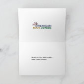 Mah Jongg Tiles Karte (Innenseite)