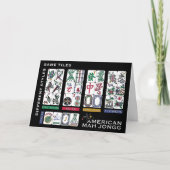 Mah Jongg Tiles Karte (Vorderseite)