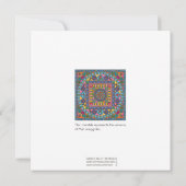 Mah Jongg Tiles Mandala Card Flat (Rückseite)