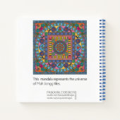 Mah Jongg Tiles Mandala Notebook Notizblock (Rückseite)