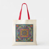 Mah Jongg Tiles Mandala Tasche (Rückseite)
