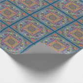 Mah Jongg Tiles Mandala Wrapping Paper Geschenkpapier (Ecke)