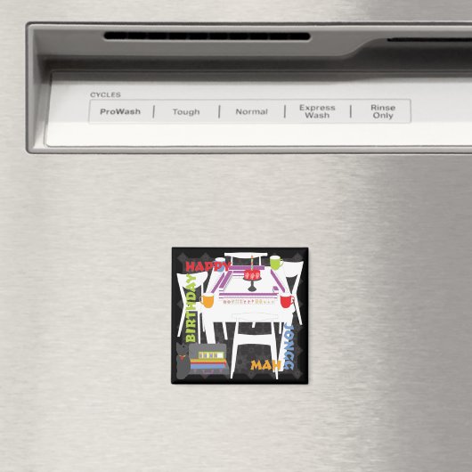 Mah Jongg Tiles und Table Magnet (In Situ (Geschirrspüler))