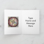 Mah Jongg Valentine Feiertagskarte (Innenseite)