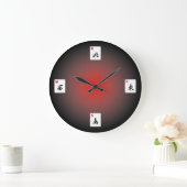 Mah Jongg Wall Clock Große Wanduhr (Zuhause)
