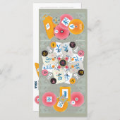 Mah Jongg Winds Flat Card (Vorne/Hinten)