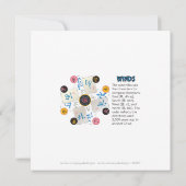 Mah Jongg Winds Flat Card Mitteilungskarte (Rückseite)