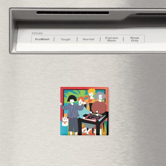 Mah Jongg Winner Magnet (In Situ (Geschirrspüler))