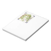 Mah Jongg Winter Willow Notizblock (Rotiert)