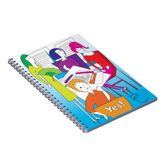 Mah Jongg Yes Notebook Notizblock (Rechte Seite)