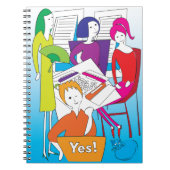 Mah Jongg Yes Notebook Notizblock (Vorderseite)