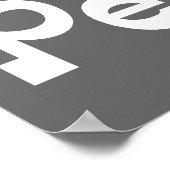 Mah macht mich Pers-PI-re - Funny Mah Pi Slogan Poster (Ecke)