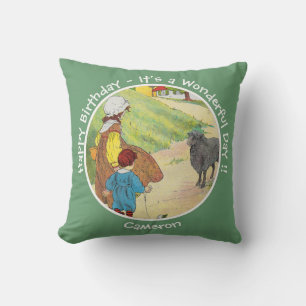 Mäh, Mäh, schwarzes Schaf Geburtstagsfeier-Kollekt Kissen