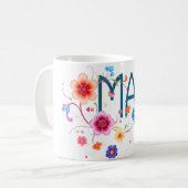 MAHA Floral Kaffeetasse (Vorderseite Links)