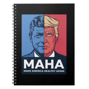 MAHA Mach Amerika wieder gesund Trump 2024 Notizblock