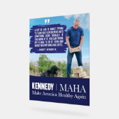 MAHA macht Amerika wieder gesund Kennedy Hund 🇺 � Acrylschild (Winkel)