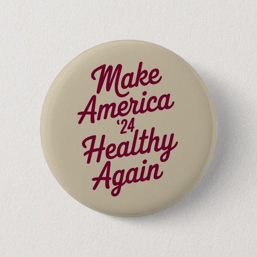 MAHA macht Amerika wieder gesund patriotisch Button (Vorderseite)