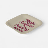 MAHA macht Amerika wieder gesund patriotisch Pappteller (Gewinkelt)